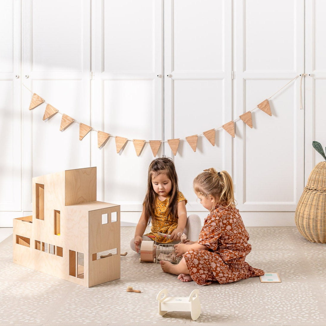 Flower Play Mat Stone