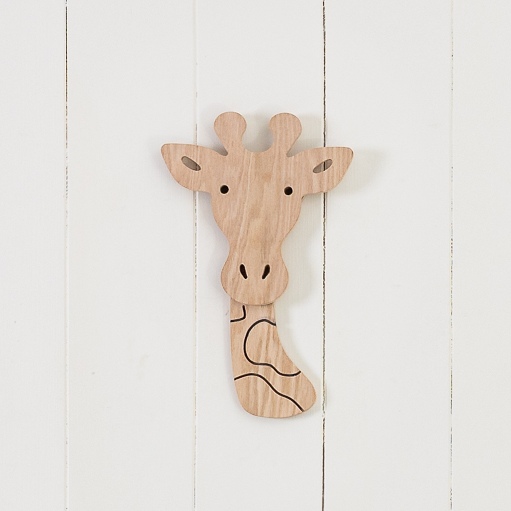 Wood Safari Wall Decor