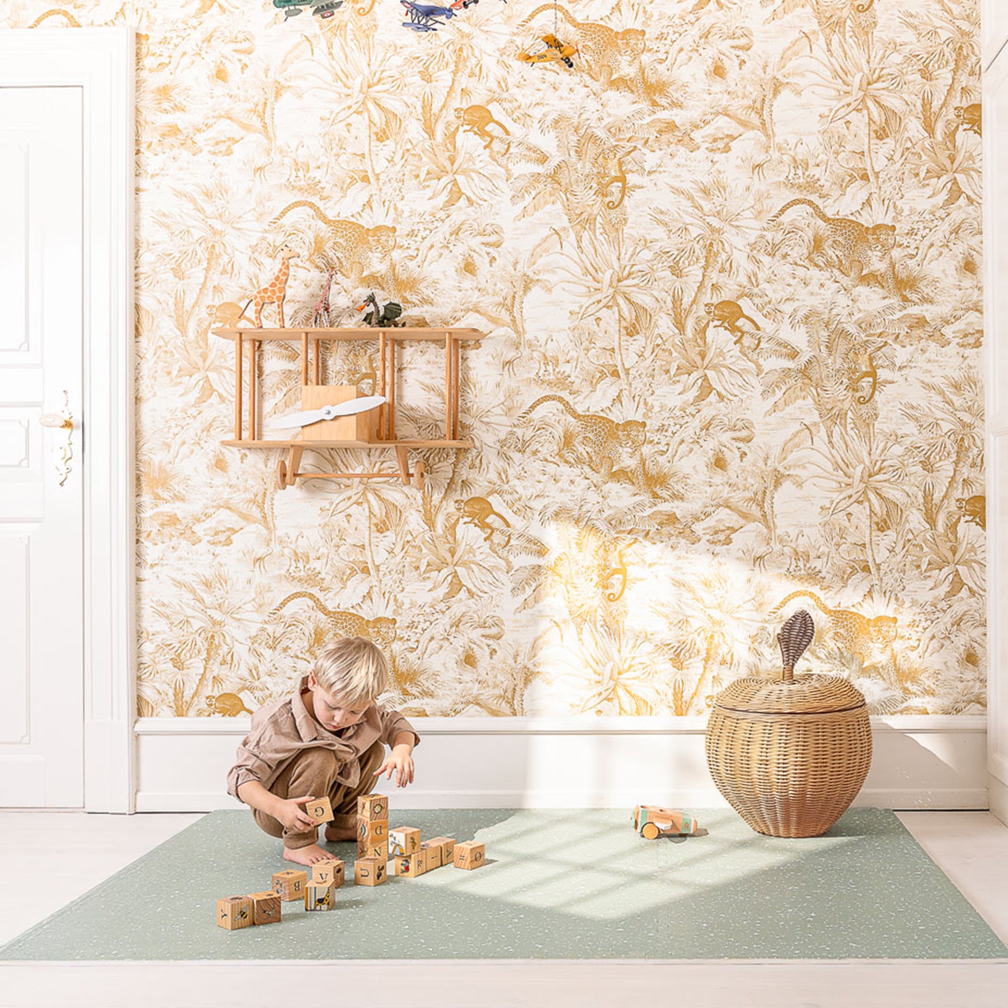 Terrazzo Play Mat Moss